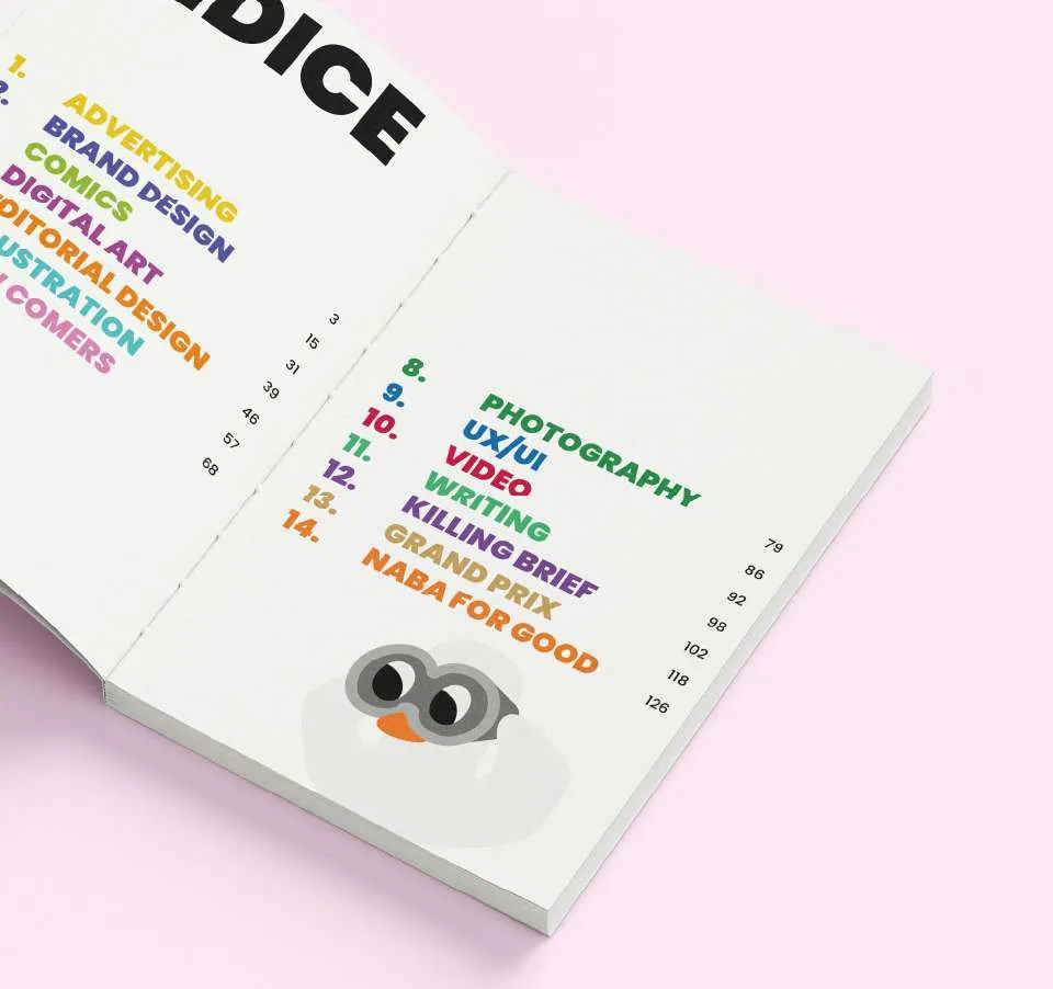 NCA25, Libro, shopper e badge